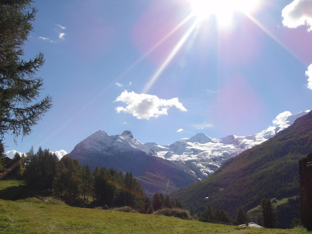 Haus Alpenstern Apartment Saas-Grund Luaran gambar